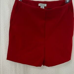 Rachel Zoe High Waist Red Shorts